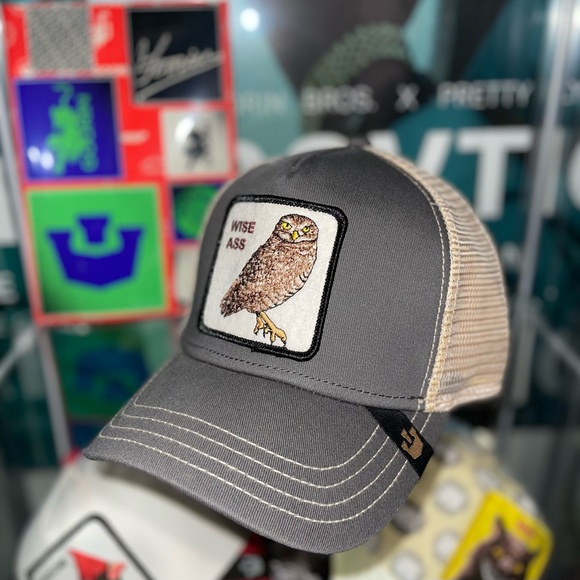 Wise Ass Owl Patch Trucker Hat - Picture 2 of 3